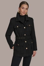 Donna Karan Belted Military Blazer at Donna Karan