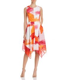 Donna Karan New York Abstract Handkerchief-Hem Dress at Bloomingdales