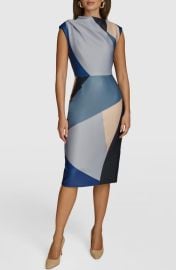 Donna Karan New York Abstract Print Sheath Cocktail Dress at Nordstrom