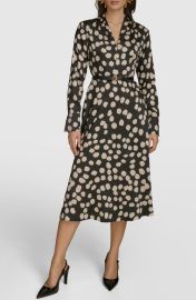 Donna Karan New York Belted A-Line Dress at Nordstrom