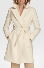 Donna Karan New York Belted Wool Blend Coat at Nordstrom