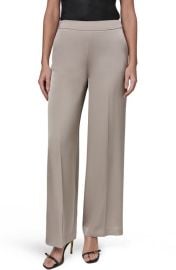 Donna Karan New York Flat Front Straight Leg Pants at Nordstrom