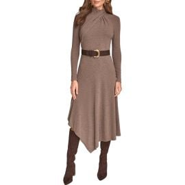 Donna Karan New York Long Sleeve Knit Midi Dress at Nordstrom