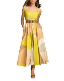 Donna Karan New York Print Sleeveless Midi Dress at Bloomingdales