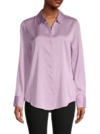 Donna Karan New York Stretch-Silk Shirt on SALE at Saks Off 5th