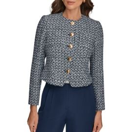 Donna Karan New York Tweed Crop Jacket at Nordstrom