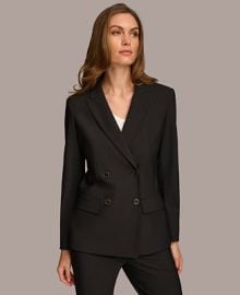 Donna Karan New York Womens Double Breasted Blazer - Macys at Macys