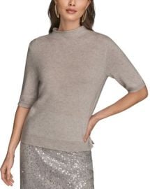 Donna Karan New York Wool Cashmere Mock Neck Sweater Bloomingdalex27s Women at Bloomingdales
