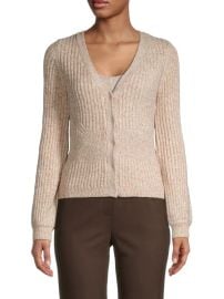 Donna Karan Ribbed Cardigan at Saks Off 5th