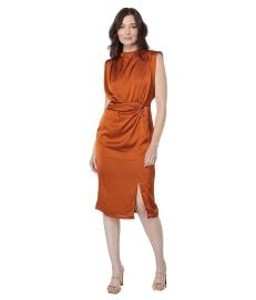 Donna Morgan Cowl Neck Midi Dress at 6pm