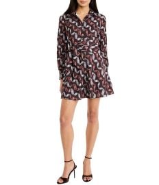 Donna Morgan Long Sleeve Shirt Dress at Dillards