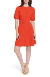 Donna Morgan Puff Sleeve Mini Dress at Nordstrom Rack