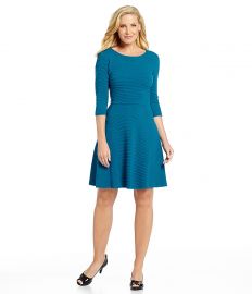 Donna Morgan Textured Knit Dress at Dillards