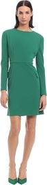 Donna Morgan Women39s Long Sleeve Sheath Dress with Flap Pockets at Side HIPS at Womens Clothing store at Amazon