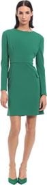 Donna Morgan Women39s Long Sleeve Sheath Dress with Flap Pockets at Side Hips at Womens Clothing store at Amazon