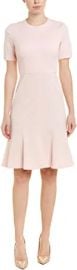 Donna Morgan Women39s Split Sleeve Fit and Flare Dress Pink 16 at  Womens Clothing store at Amazon