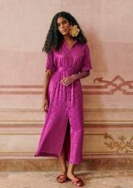 Dora Dress - Fuschia - Szane at Sezane