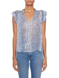 Doria Top in Sky at Hapden Clothing