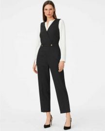 Dorotheah Pin-Dot Jumpsuit at Club Monaco