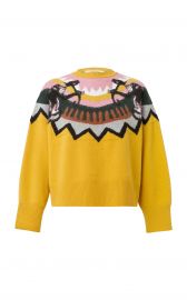 Dorothee Schumacher Wild Wonder Instarsia Wool-Blend Sweater at Moda Operandi