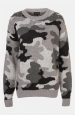 Dorrit's grey camo sweater at Nordstrom at Nordstrom