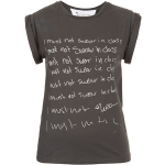 Dorritt's must not swear top at Topshop at Topshop