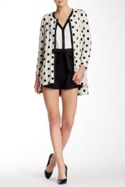 Dot Hi-Lo Coat at Nordstrom Rack