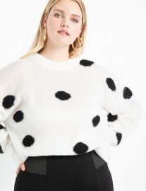 Dot Sweater at Eloquii