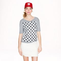 Dot over Stripes Tee at J. Crew