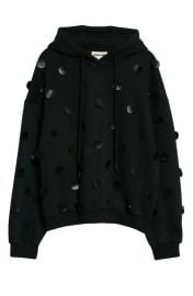 Dots Appliqué Cotton Hoodie at Nordstrom