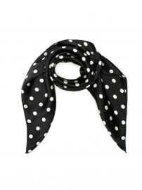 Dotty dot silk scarf at Review