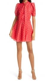 Dottyy Puff Sleeve Minidress by Ted Baker at Nordstrom