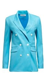 Double-Breasted Blazer in Seasonless Wool Women39s Blazers Argent at Argent