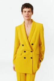 Double Breasted Buttoned Blazer at Zara