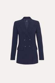 Double Breasted Crepe Blazer Elie Tahari at Elie Tahari