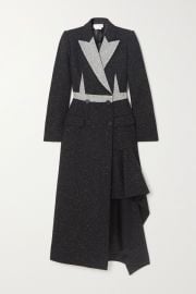 Double-Breasted Donegal Coat by Alexander McQueen at Net A Porter