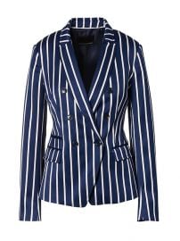 Double-Breasted Fit Stripe Blazer at Banana Republic