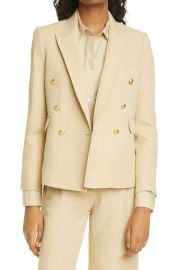 Double Breasted Linen & Silk Blazer by Nili Lotan at Nordstrom