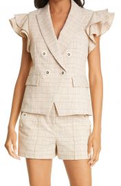 Double Breasted Plaid Vest at Nordstrom