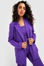 Double Breasted Tailored Blazer at Boohoo