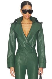 Double Breasted Trench Bodysuit at Revolve