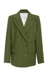 Double-Breasted Woven Blazer by Tibi at Moda Operandi