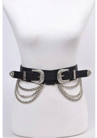 Double Buckle with Chain  at MaximusJewels