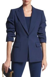 Double Crepe Sabl Crushed Sleeve Blazer by Michael Kors at Nordstrom