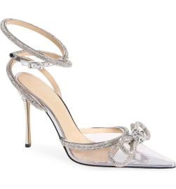 Double Crystal Bow PVC Pump at Nordstrom