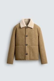 Double Faced Faux Leather Jacket at Zara