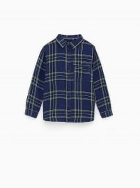 Double-Faced Plaid Shirt  at Zara