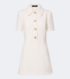 Double G wool crêpe polo dress at Mytheresa
