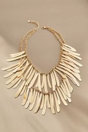 Double Layer Fringe Necklace at Anthropologie