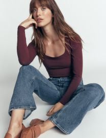 Double Layer Square Neck Top-Winetasting at Boden